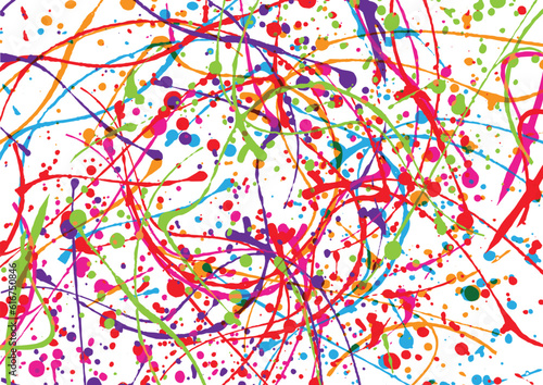 Abstract vector splash multicolor fantasy background design. illustration vector design.