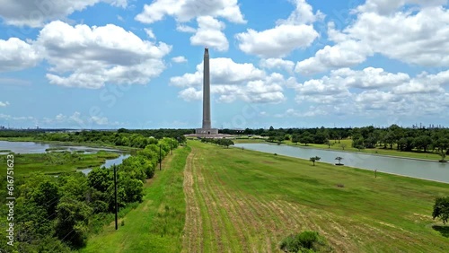 Wallpaper Mural Aerial view of San Jacinto Battleground State Historic Site Torontodigital.ca