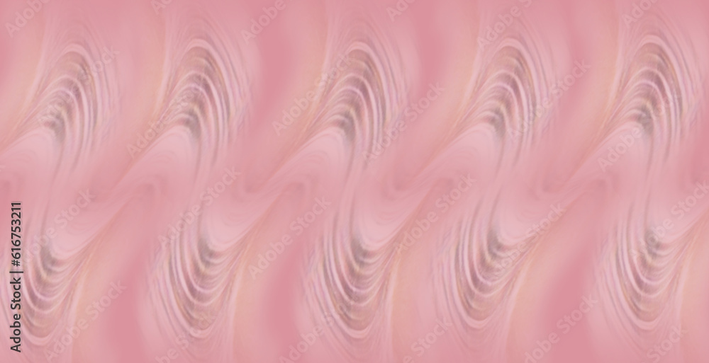 Fototapeta premium Abstract smooth waves on pink background graphic illustration