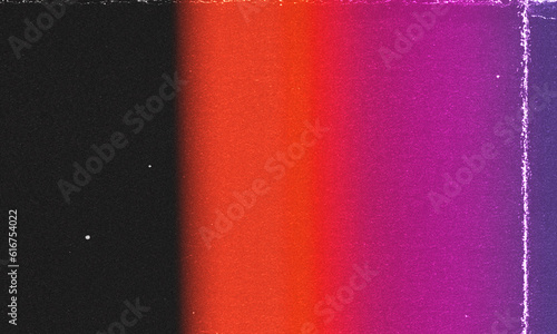 Tela Old Vintage Film Purple and Orange Light Leak Scan, Overlay with Film Dust and F