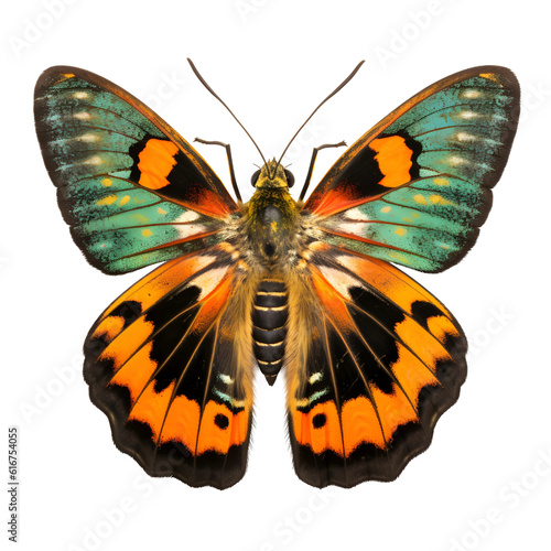 madagascar sunset, Butterfly, isolated Background, top view © konstantin.bot