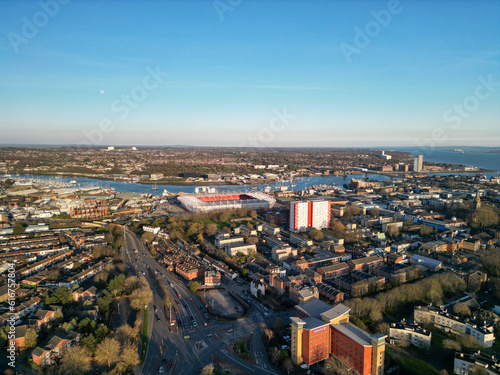 Southampton Aerial View  Drone view shot with Dji Mini 3 Pro