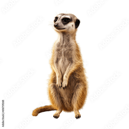 Meerkat, suricate isolated on transparent background