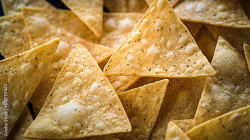 Tortilla chips in a grocery store - food photography photo