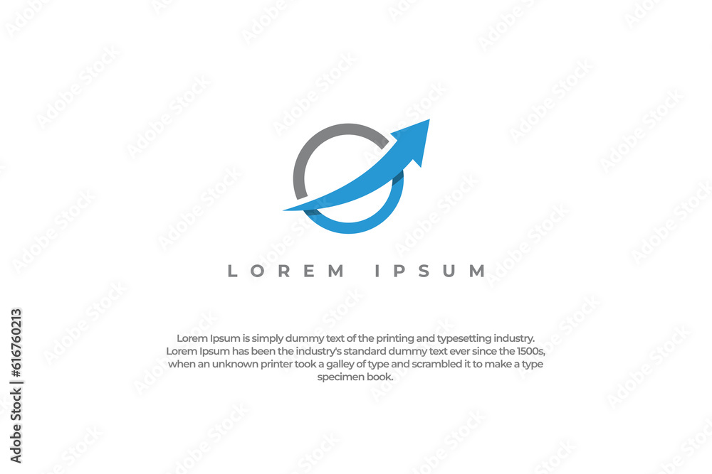 logo circle arrow business illustration logo circle arrow business illustration