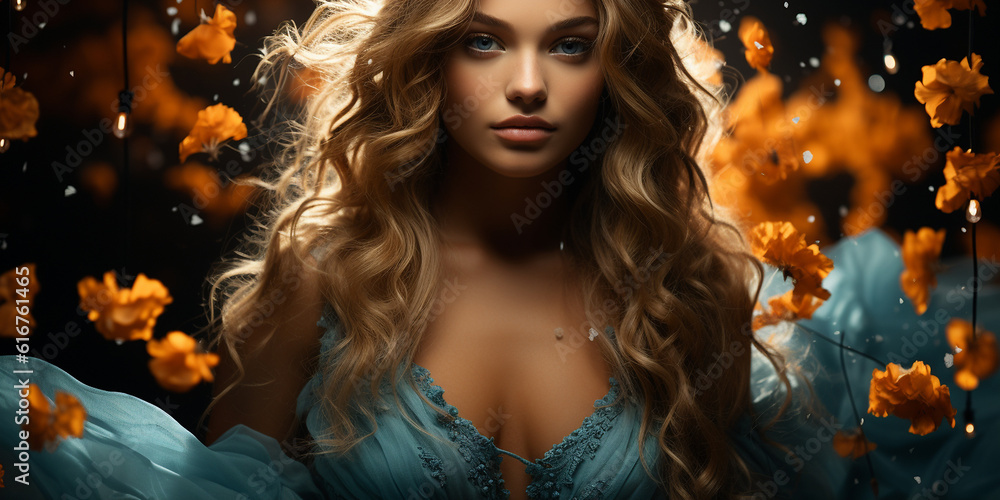 ai, generativ, frau, schönheit, Gesicht, bukeh, nahaufnahme, fashion, visagistik, edel, locken, edel, feier, fest, festlich, elegant, hintergrund, wellen, frisur, lichter, herbst, gesicht, natur, haar ai, generativ, frau, schönheit, Gesicht, bukeh, nahaufnahme, fashion, visagistik, edel, locken, edel, feier, fest, festlich, elegant, hintergrund, wellen, frisur, lichter, herbst, gesicht, natur, haar