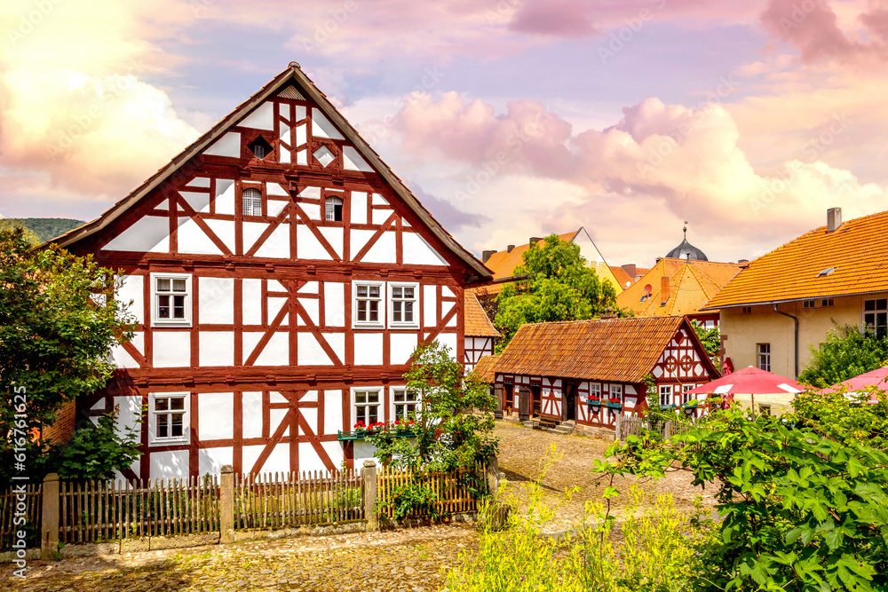 Altstadt, Tann Rhön, Hessen, Deutschland Altstadt, Tann Rhön, Hessen, Deutschland