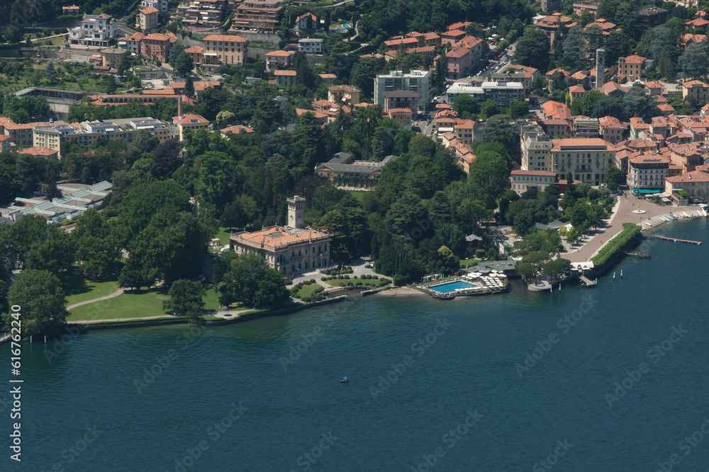 Villa Erba sulle rive del Lago di Como a Cernobbio.
