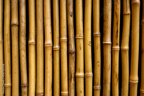Bamboo Fence Background   Created with Generative AI Tools