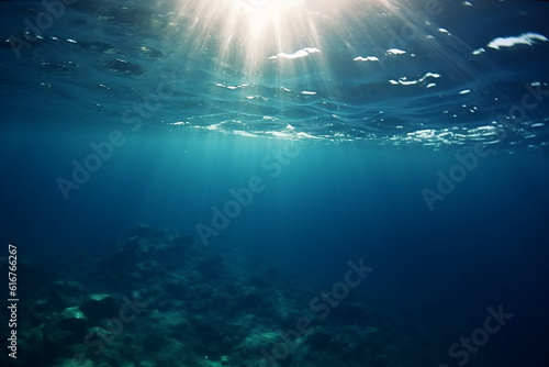 Underwater Sea | Deep Blue Sea | Created with Generative AI Tools