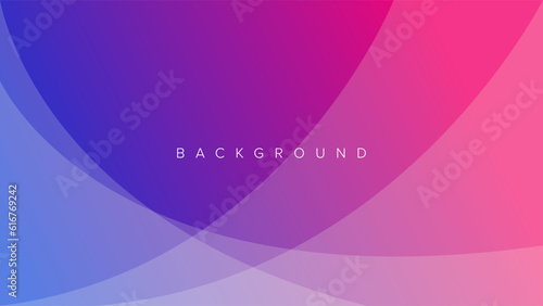 Abstract background banner curve color design