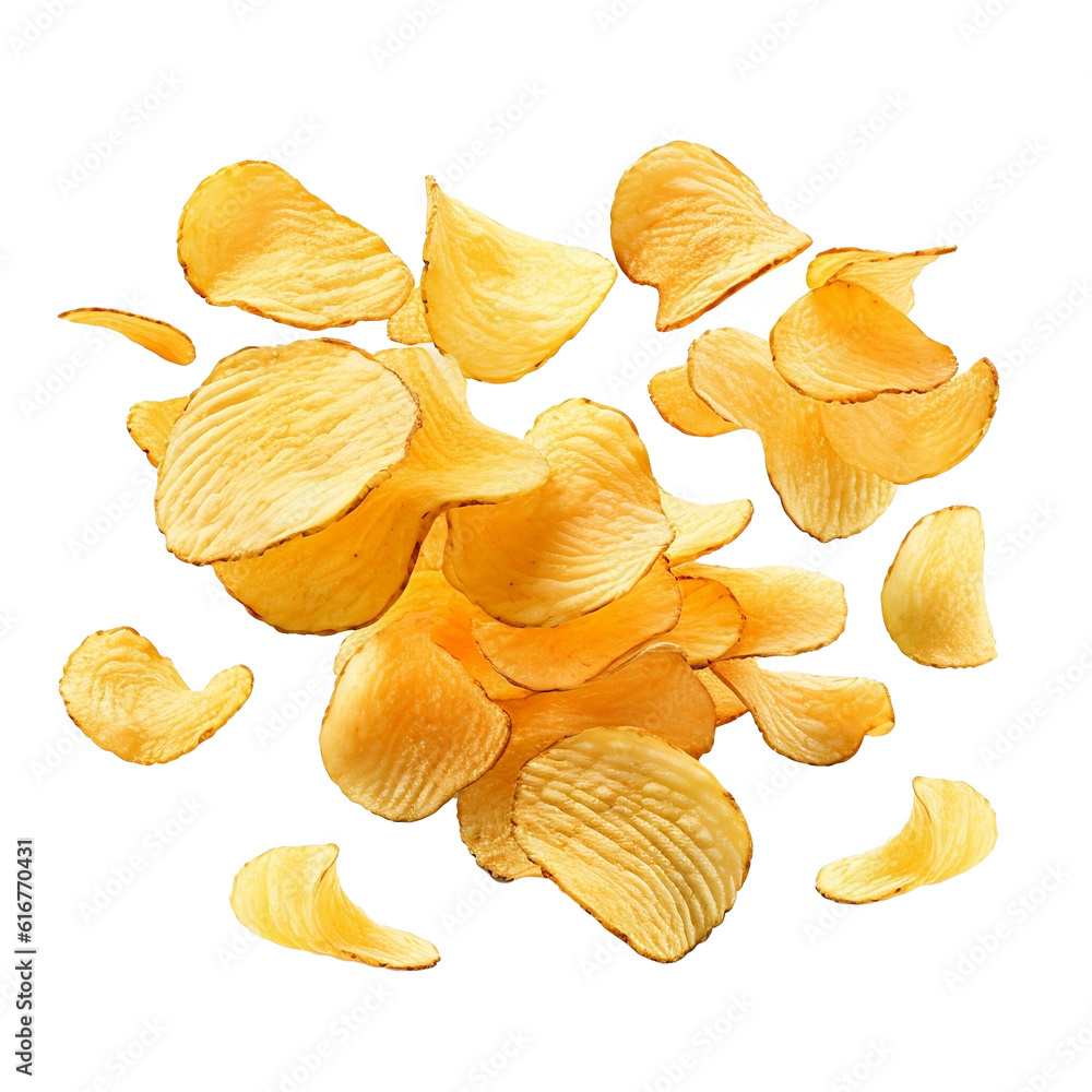 potato chips isolated transparent background crisps potato chips isolated transparent background crisps