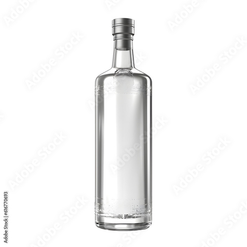 empty bottle isolated transparent background