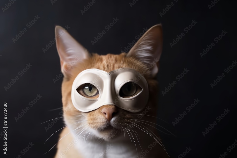 Purrfectly Stealthy: Cat in a Hero Mask Thwarts Villainous Schemes Purrfectly Stealthy: Cat in a Hero Mask Thwarts Villainous Schemes