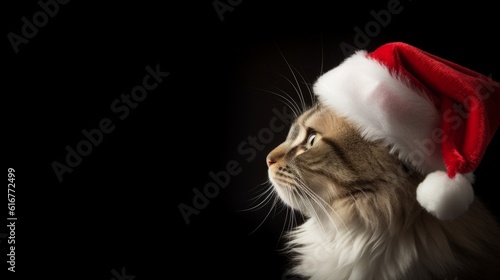 Pawsome Claus: Cat Santa Spreads Happiness and Whiskered Wishes photo