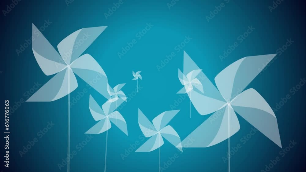 windmill background and 2d animation, renewable, energy, wind power plant windmill background and 2d animation, renewable, energy, wind power plant