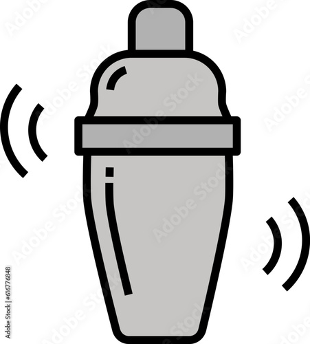 Shaker decorative design element for website, presentation, flyer, brochure, printing, application. illustration style