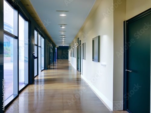 corridor in a building