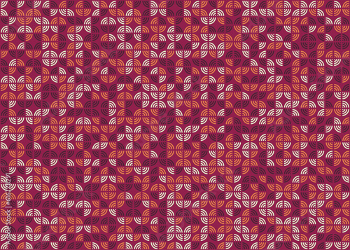 Abstract Geometric Pattern generative computational art illustration