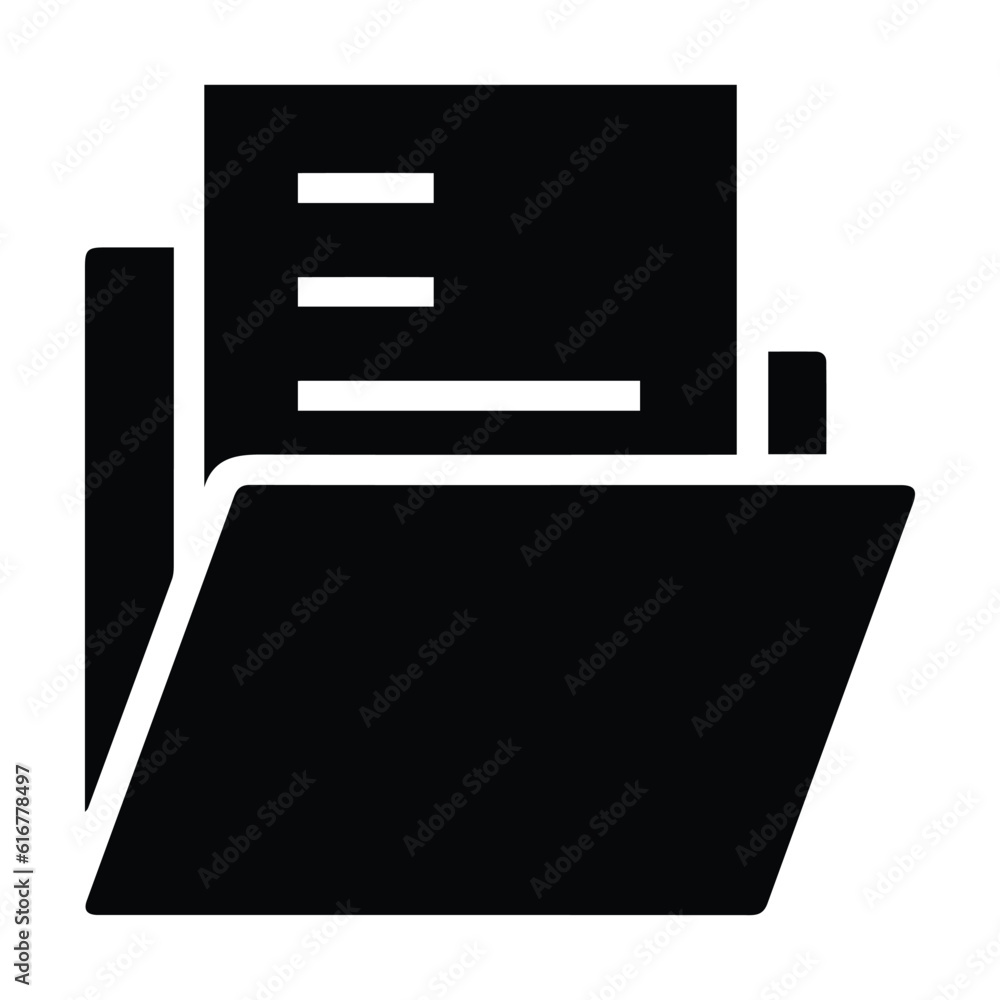 Data folder, file folder, data storage icon Data folder, file folder, data storage icon