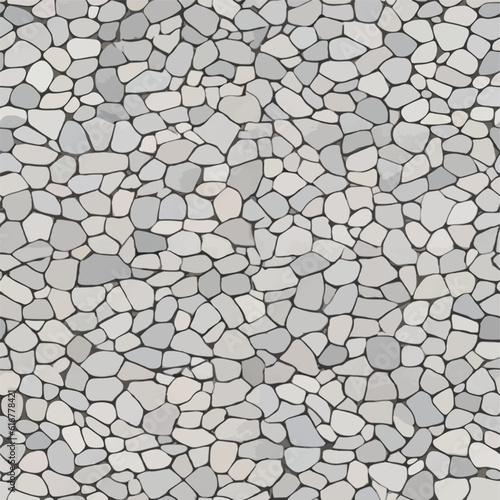 Stone on ground vector, Broken tiles mosaic pattern. texture interior background line art. set of graphics elements drawing for architecture and landscape design. cad pattern