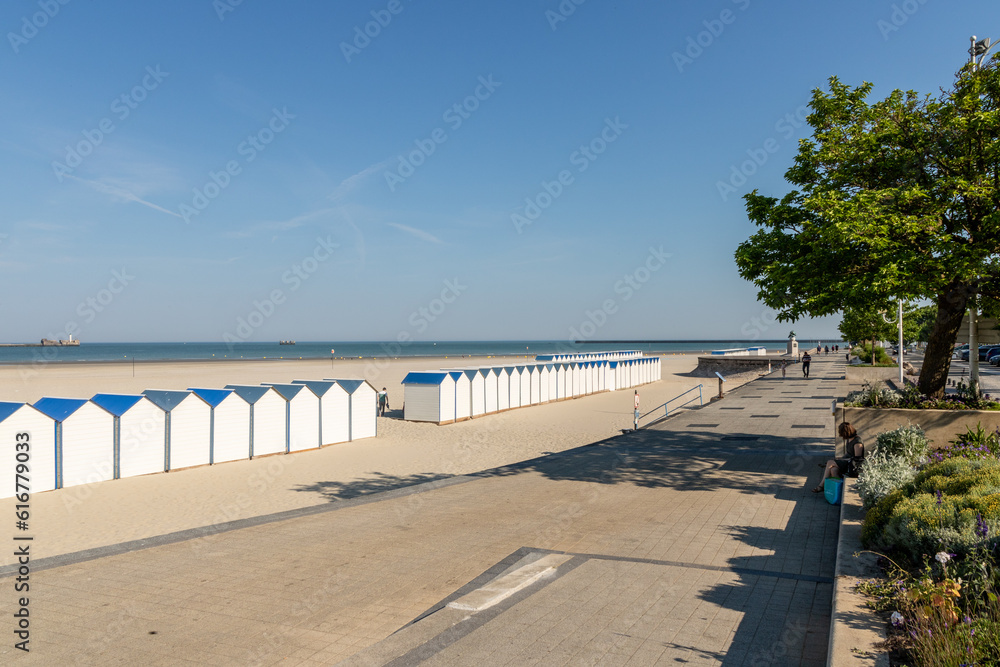 Promenade San Martin le long de la plage de Boulogne-sur-Mer