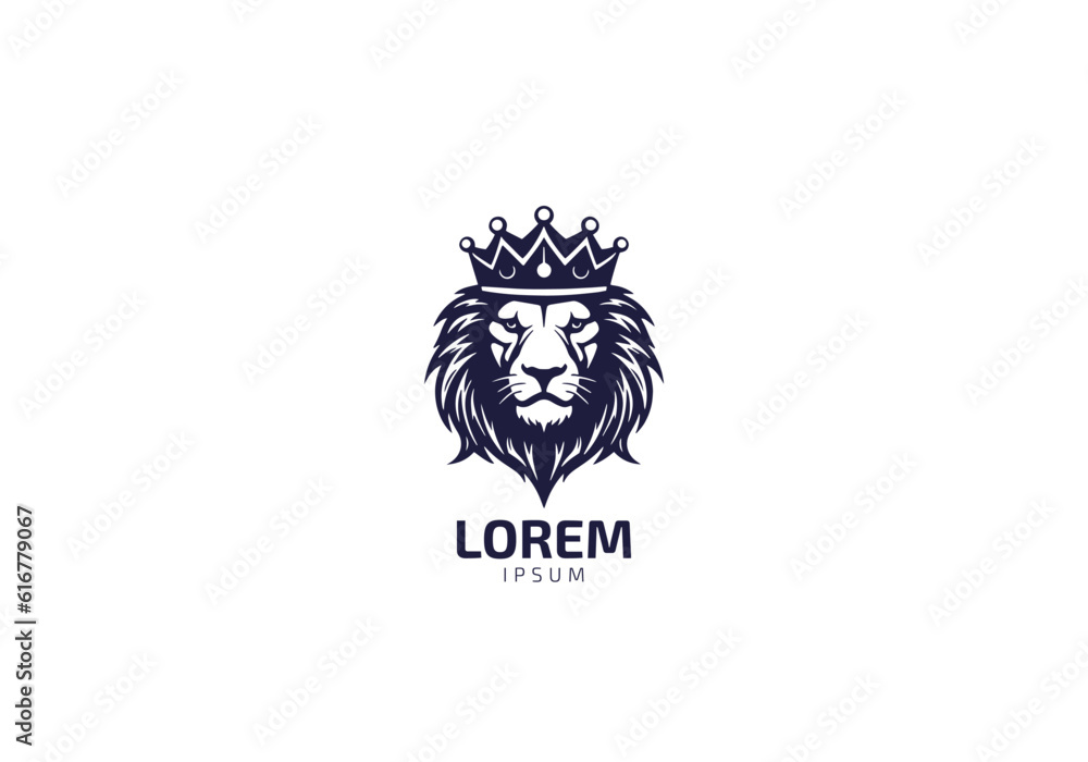Fototapeta premium Lion Logo design icon vector