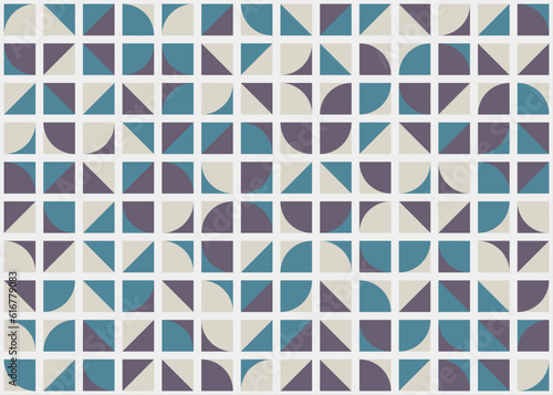 Abstract Geometric Pattern generative computational art illustration