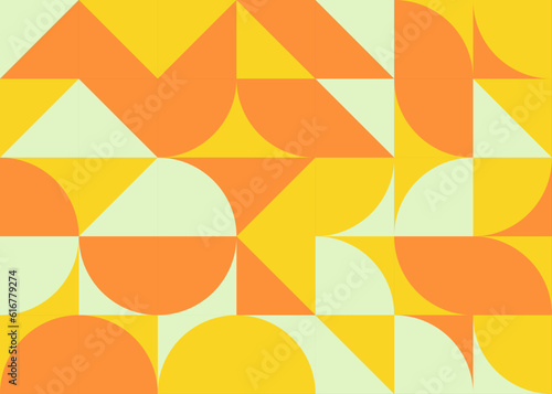 Abstract Geometric Pattern generative computational art illustration