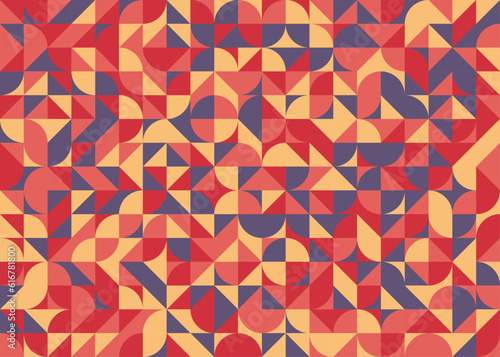 Abstract Geometric Pattern generative computational art illustration
