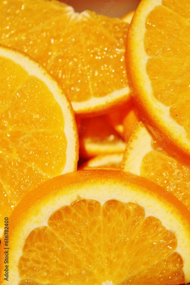 orange slices background orange slices background