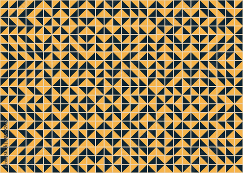 Abstract Geometric Pattern generative computational art illustration