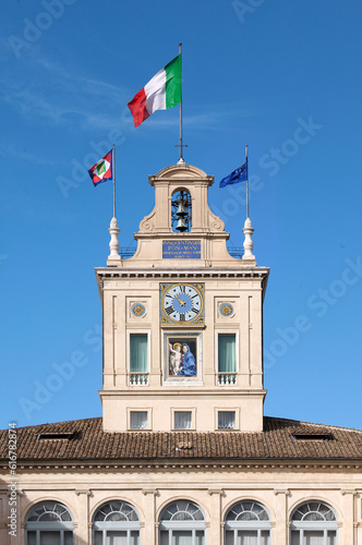 Tower of the Quirinal Palace in Rome