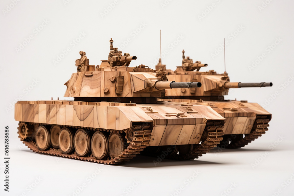 photo of a m2 bradley armored personnel carriers made of w