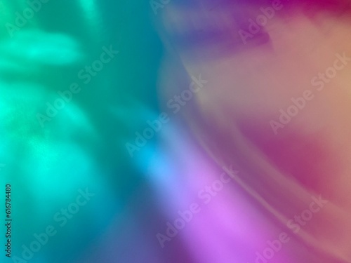green pink purple synth wave vapor Luminous lights hologram iridescent background sci fi disco abstract synth retro technology futuristic stock, photo, photograph photo
