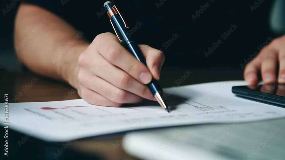 close up of a person signing a document close up of a person signing a document