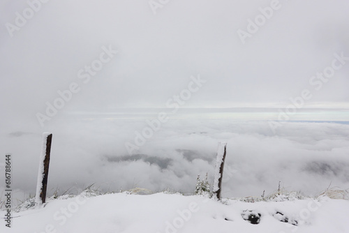 The view from the top of Schaefler mountain, Switzerland photo