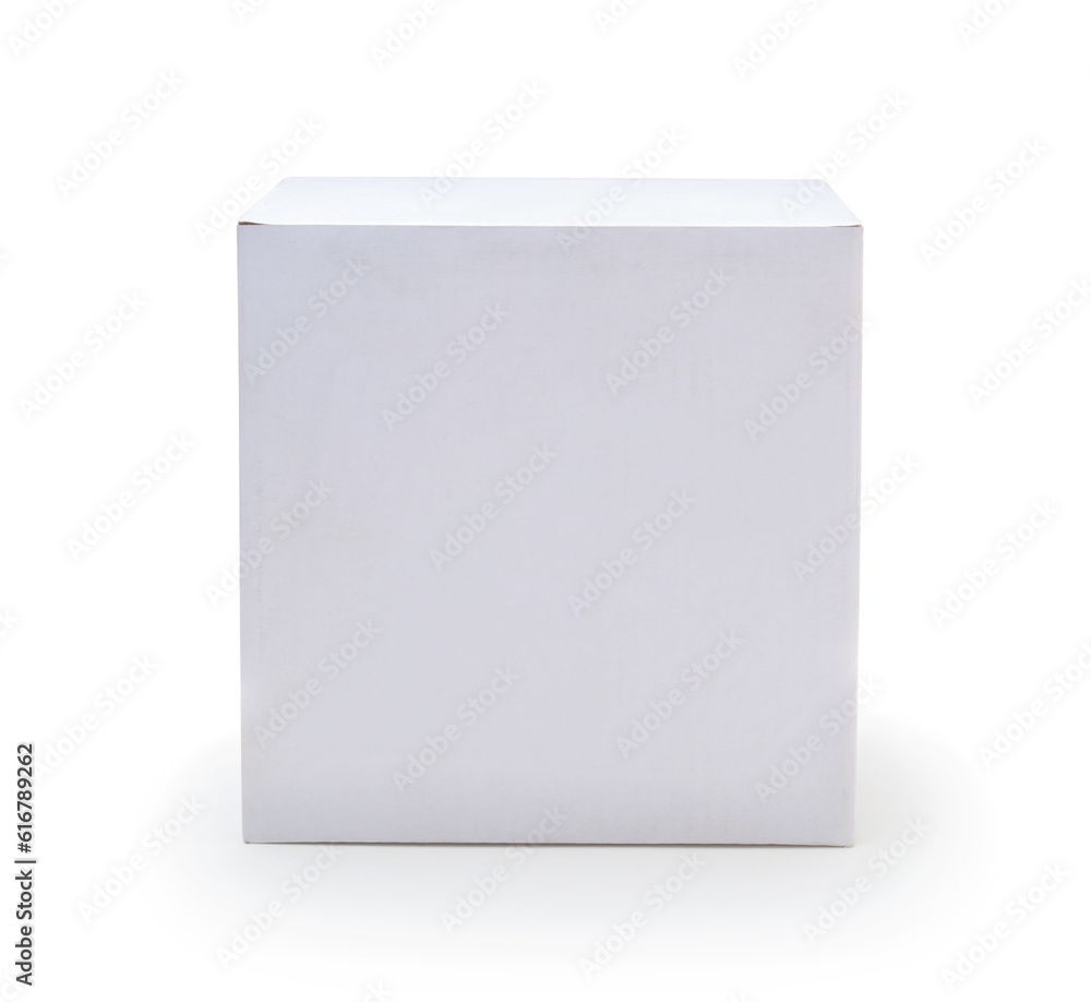 Cardboard box isolated on white. Cardboard box isolated on white.