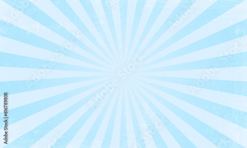 sun rays background with grunge texture, vector illustration