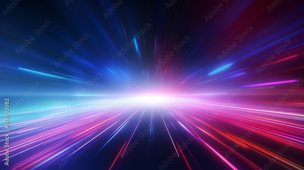 abstract background with smooth lines and bokeh, digital light abstract background with smooth lines and bokeh, digital light