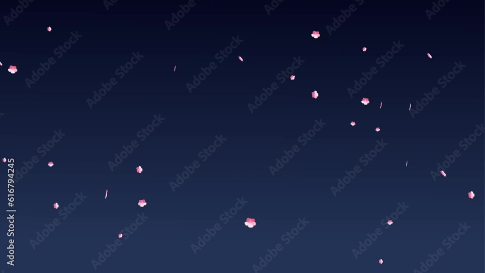 Abstract flower petals falling background and 2d animation, leaves, fall, showering, wind Abstract flower petals falling background and 2d animation, leaves, fall, showering, wind