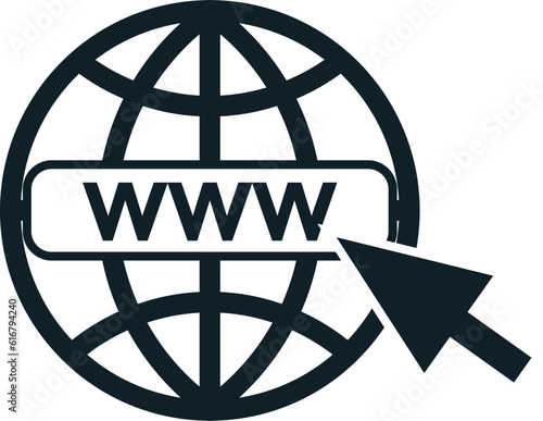 Website Icon Vector flat design style