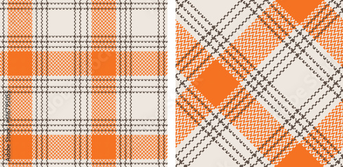 Check plaid set seamless pattern.