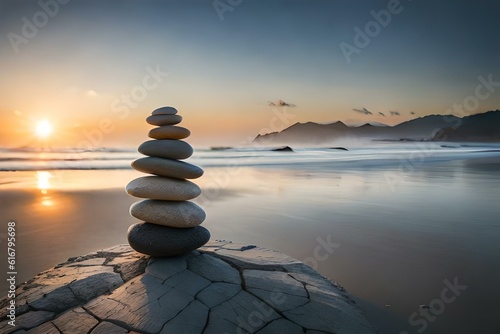 stones on the beach generative in ai technology