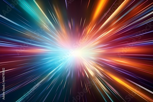 Speed motion blur background, ai generated