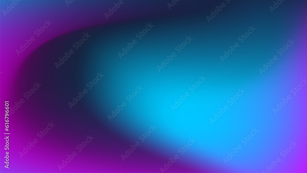 Fototapeta premium Gradient wave blue background
