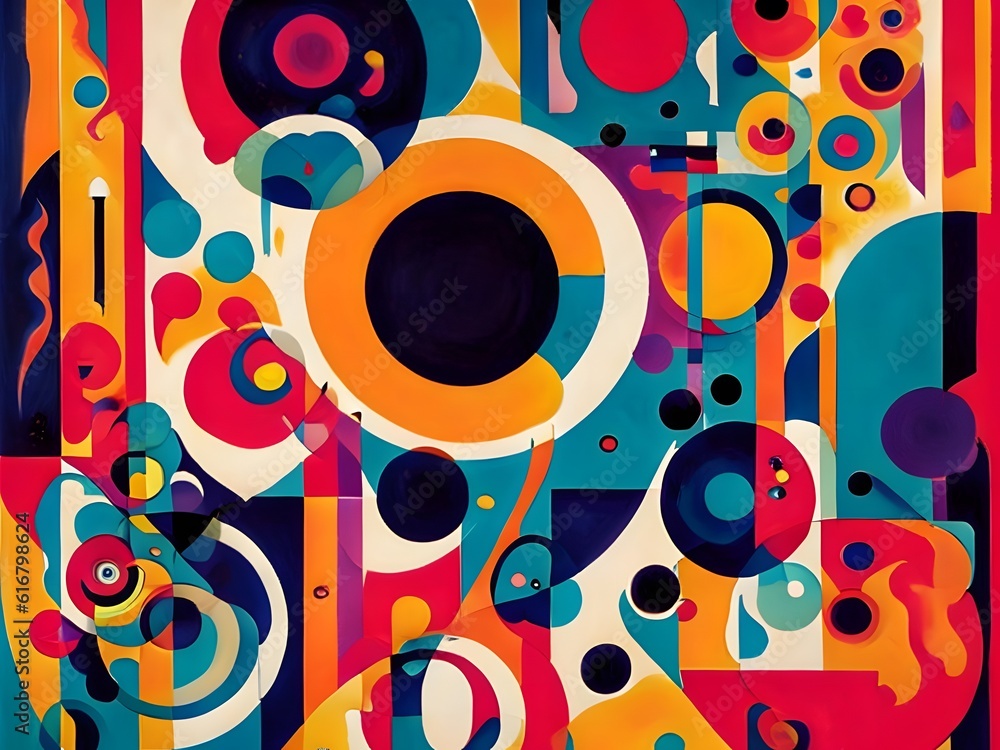 Abstract background with circles