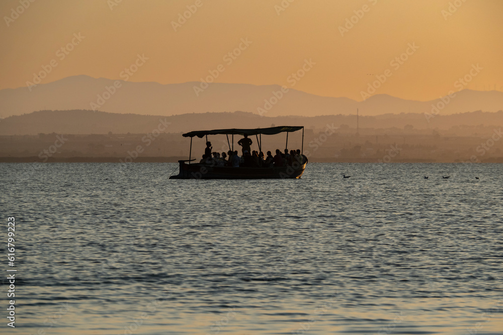 Obraz premium Atardecer en la Albufera de Valencia