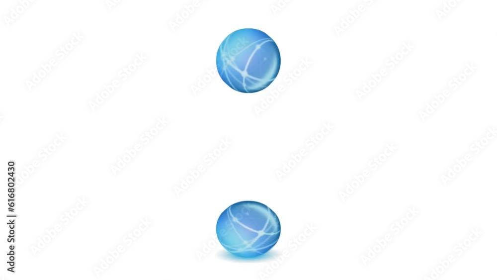 blue bouncing balls background and 2d animation, sponge ball, ball blue bouncing balls background and 2d animation, sponge ball, ball