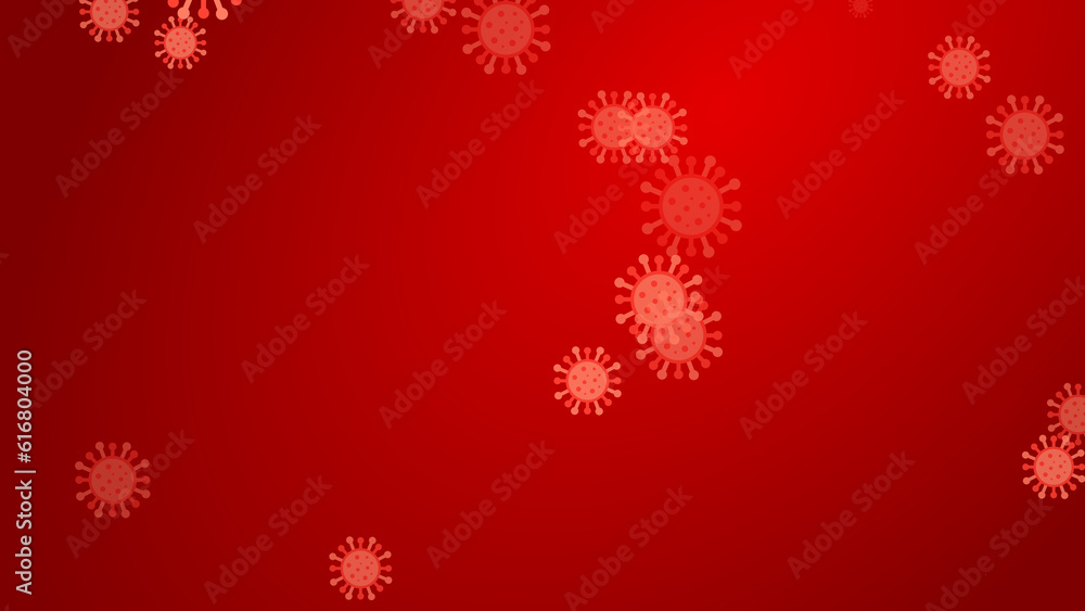 Coronavirus red pattern banner background. Abstract healthcare Illustrations concept COVID-19. Coronavirus red pattern banner background. Abstract healthcare Illustrations concept COVID-19.